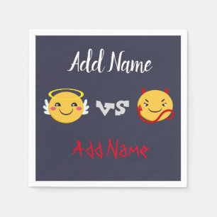 Angel vs Devil Emoji PErsonalize Servet