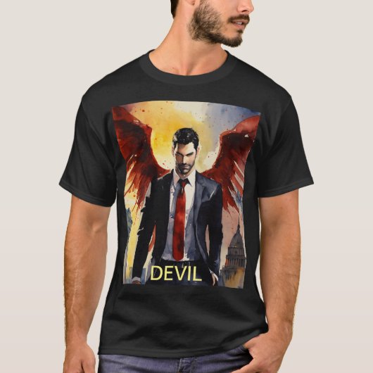 Angel vs. Devil: Ultimate Challenge T-shirt ontwer (Voorkant)