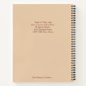 Angel w/Harp, Southwestern ontmoet 18th Century ar Notitieboek (Achterkant)