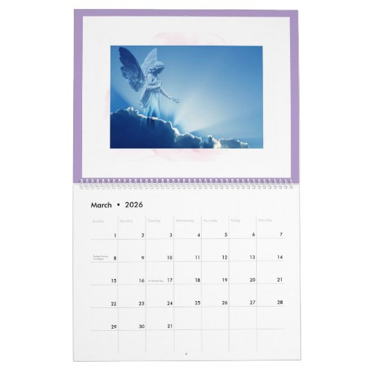Angel Wall Calendar 2026 Kalender (Mar 2026)