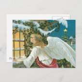 Angel Watching Briefkaart (Voorkant / Achterkant)