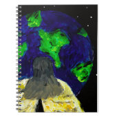 Angel Watching Over Notebook Notitieboek (Voorkant)