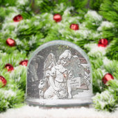 ANGEL WATCHING OVER YOU SNEEUWBOL (Kerstmis)