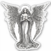 Angel Waterdicht Sticker (Voorkant)