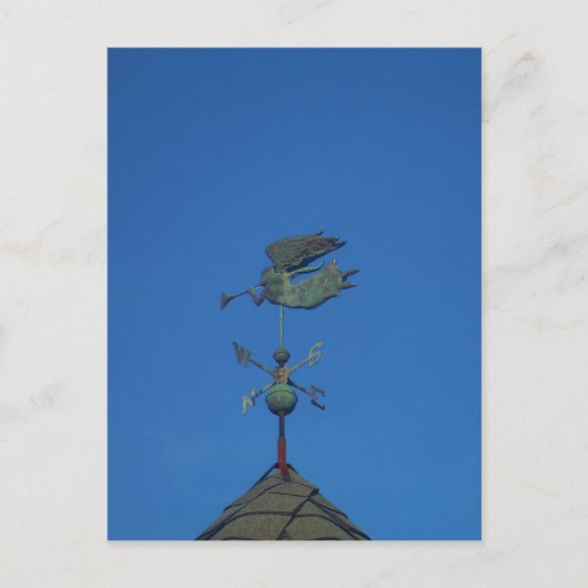 Angel Weather Vane Briefkaart (Voorkant)