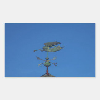 Angel Weather Vane Rechthoekige Sticker