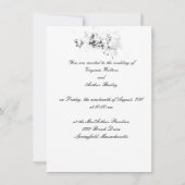 Angel Wedding-uitnodiging Kaart (Achterkant)