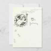 Angel Wedding-uitnodiging Kaart (Voorkant)