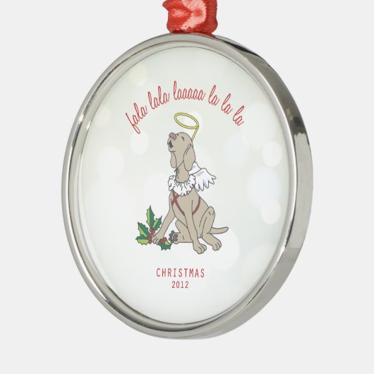 Angel Weimaraner Ornament (Links)