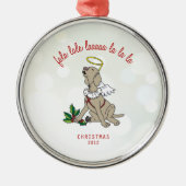 Angel Weimaraner Ornament (Voorkant)