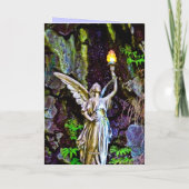 Angel Wenskaarten Feestdagen Kaart (Achterkant)