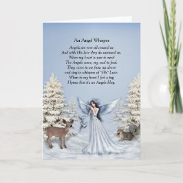 Angel Whisper Wenskaarten Feestdagen Kaart