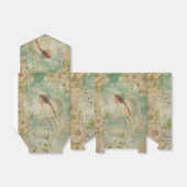 Angel White Flowers Blue Sky Bedankdoosjes (Uitgevouwen)