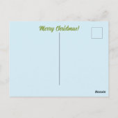 Angel White Flowers Blue Sky Briefkaart (Achterkant)