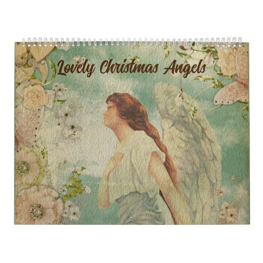 Angel White Flowers Blue Sky Kalender (Hoes)