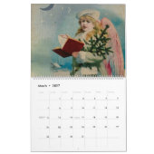 Angel White Flowers Blue Sky Kalender (Mar 2027)