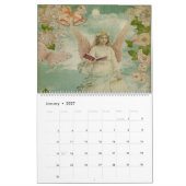 Angel White Flowers Blue Sky Kalender (Jan 2027)