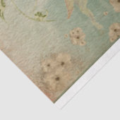 Angel White Flowers Blue Sky Tissuepapier (Detail)