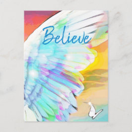 Angel Wing Butterfly Illustration Watercolor Art Briefkaart