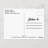 Angel Wing Butterfly Illustration Watercolor Art Briefkaart (Achterkant)