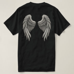 Angel Wing grafisch T-shirt