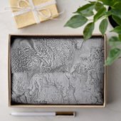 Angel Wing Heaven White Print Pattern Faux Stone Tissuepapier (Geschenk)