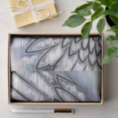 Angel Wing Silver Tissuepapier (Geschenk)