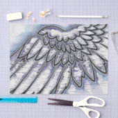 Angel Wing Silver Tissuepapier (Craft)
