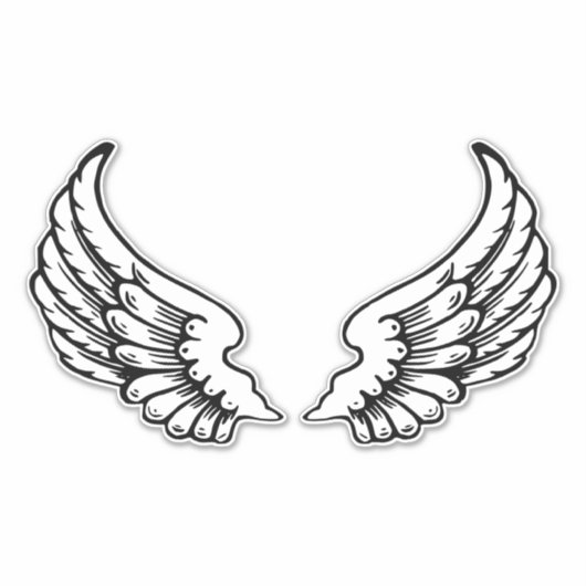 Angel Wing Sticker (Voorkant)