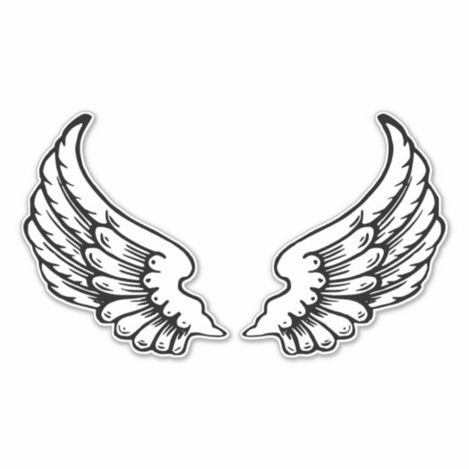 Angel Wing Sticker (Voorkant)