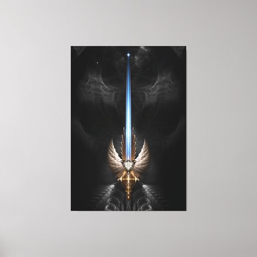 Angel Wing Sword of Arkledious DGS Canvas Afdruk (Voorkant)