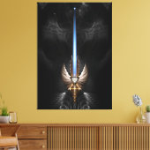 Angel Wing Sword of Arkledious DGS Canvas Afdruk (Insitu (Woonkamer))