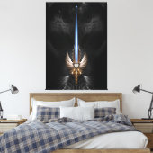 Angel Wing Sword of Arkledious DGS Canvas Afdruk (Insitu (Slaapkamer))