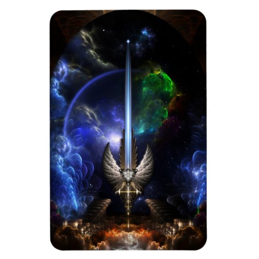 Angel Wing Sword of Arkledious Sp Flexible Magnet Magneet (Verticaal)