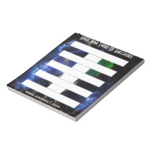 Angel Wing Sword of Arkledious Space Notitieblok