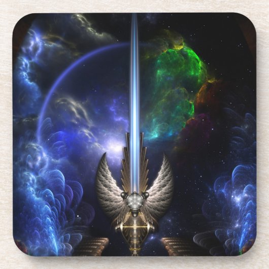 Angel Wing Sword of Arkledious Space Onderzetter S (Voorkant)