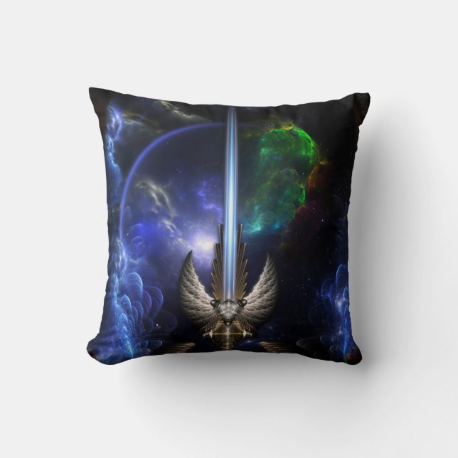 Angel Wing Sword of Arkledious Space Pillow Kussen (Voorkant)