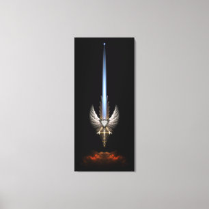 Angel Wing Sword van Arkledious SP Blk Canvas Afdr Afdruk