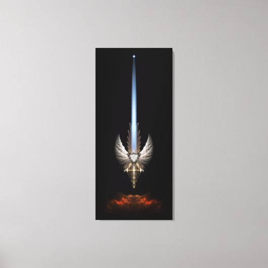 Angel Wing Sword van Arkledious SP Blk Canvas Afdr Afdruk (Voorkant)