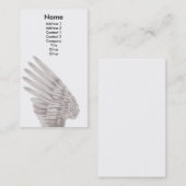 Angel wing visitekaartje (Voorkant / Achterkant)