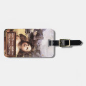 ANGEL / Winged Cherub Bagagelabel (Voorkant horizontaal)