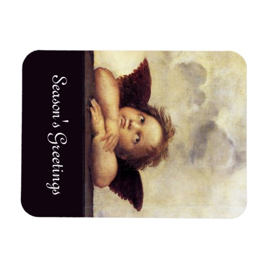 ANGEL / Winged Cherub Magneet (Horizontaal)