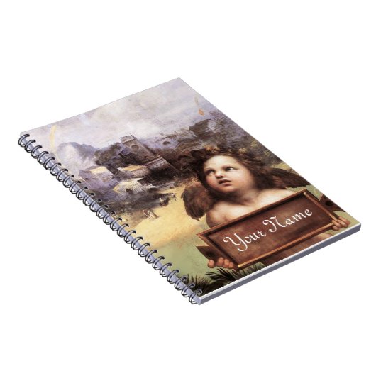 ANGEL / Winged Cherub Notitieboek (Rechterzijde)