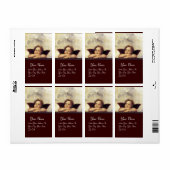 ANGEL/Winged Cherub, oranje, wit Etiket (Full Sheet)