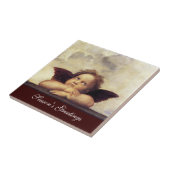 ANGEL / Winged Cherub Tegeltje (Zijkant)