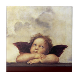 ANGEL / Winged Cherub Tegeltje