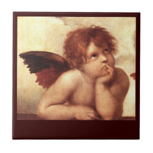 ANGEL / Winged Cherub Tegeltje