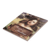 ANGEL / Winged Cherub Tegeltje (Zijkant)