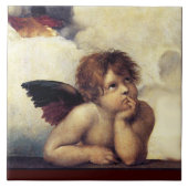 ANGEL / Winged Cherub Tegeltje (Voorkant)