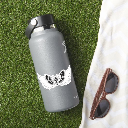 Angel Winged Death's-head Hawkmoth Graphic Sticker (HydroFlask Insitu)